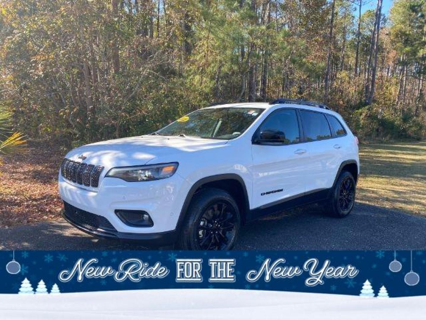 2023 /Black Jeep Cherokee Latitude Lux 4WD (1C4PJMMB7PD) with an 2.4L L4 DOHC 16V engine, 9-Speed Automatic transmission, located at 9146 Ocean Hwy West, Calabash, NC, 28467, (910) 579-1110, 33.928635, -78.576157 - 2023 Jeep Cherokee Latitude Lux 4WD - Photo#0