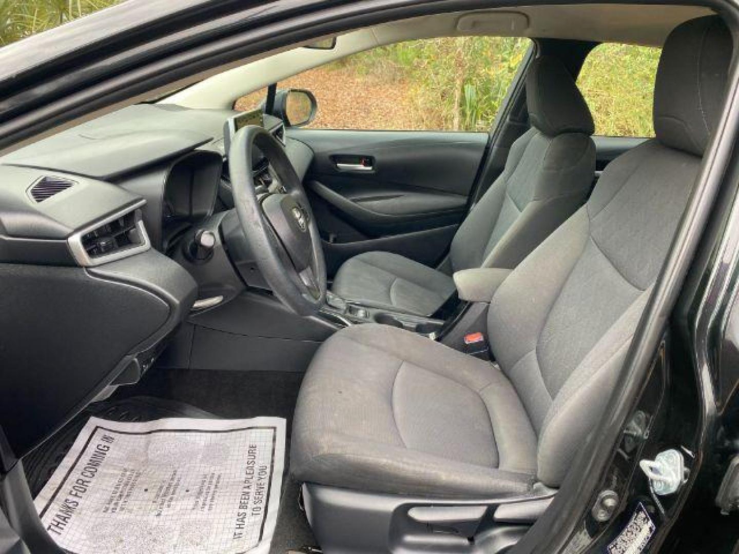 2021 /Black Toyota Corolla LE (5YFEPMAE0MP) with an 1.8L L4 DOHC 16V engine, Continuously Variabl transmission, located at 9146 Ocean Hwy West, Calabash, NC, 28467, (910) 579-1110, 33.928635, -78.576157 - 2021 Toyota Corolla LE - Photo#6