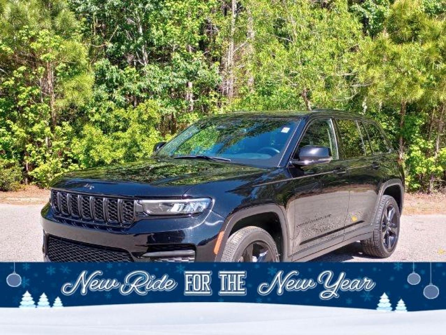 2022 /Global Black Jeep Grand Cherokee Laredo E 2WD (1C4RJGAG8N8) with an 3.6L V6 DOHC 24V engine, 8-Speed Automatic transmission, located at 9146 Ocean Hwy West, Calabash, NC, 28467, (910) 579-1110, 33.928635, -78.576157 - 2022 Jeep Grand Cherokee Laredo E 2WD - Photo#0