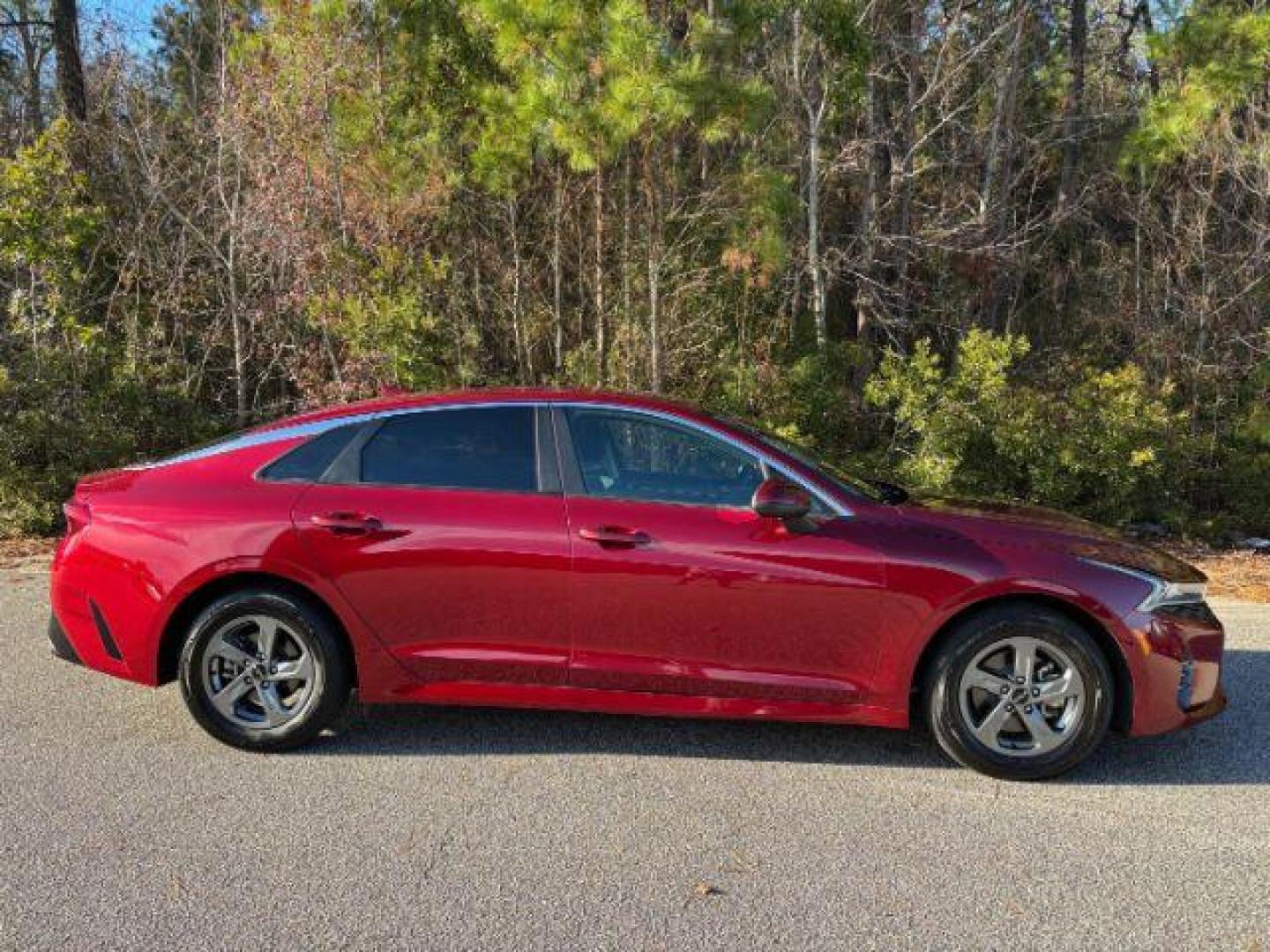 2023 /Black Kia K5 LXS (5XXG14J20PG) with an 1.6L L4 DOHC 16V engine, 8-Speed Automatic transmission, located at 2761 East Hwy 501, Conway, SC, 29526, (843) 331-1151, 33.781528, -78.989883 - 2023 Kia K5 LXS - Photo#2