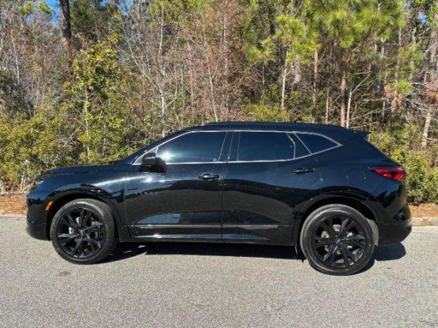 2021 /Jet Black, leather Chevrolet Blazer RS (3GNKBERS9MS) with an 3.6L V6 DOHC 24V engine, 9-Speed Automatic transmission, located at 2761 East Hwy 501, Conway, SC, 29526, (843) 331-1151, 33.781528, -78.989883 - 2021 Chevrolet Blazer RS - Photo#1