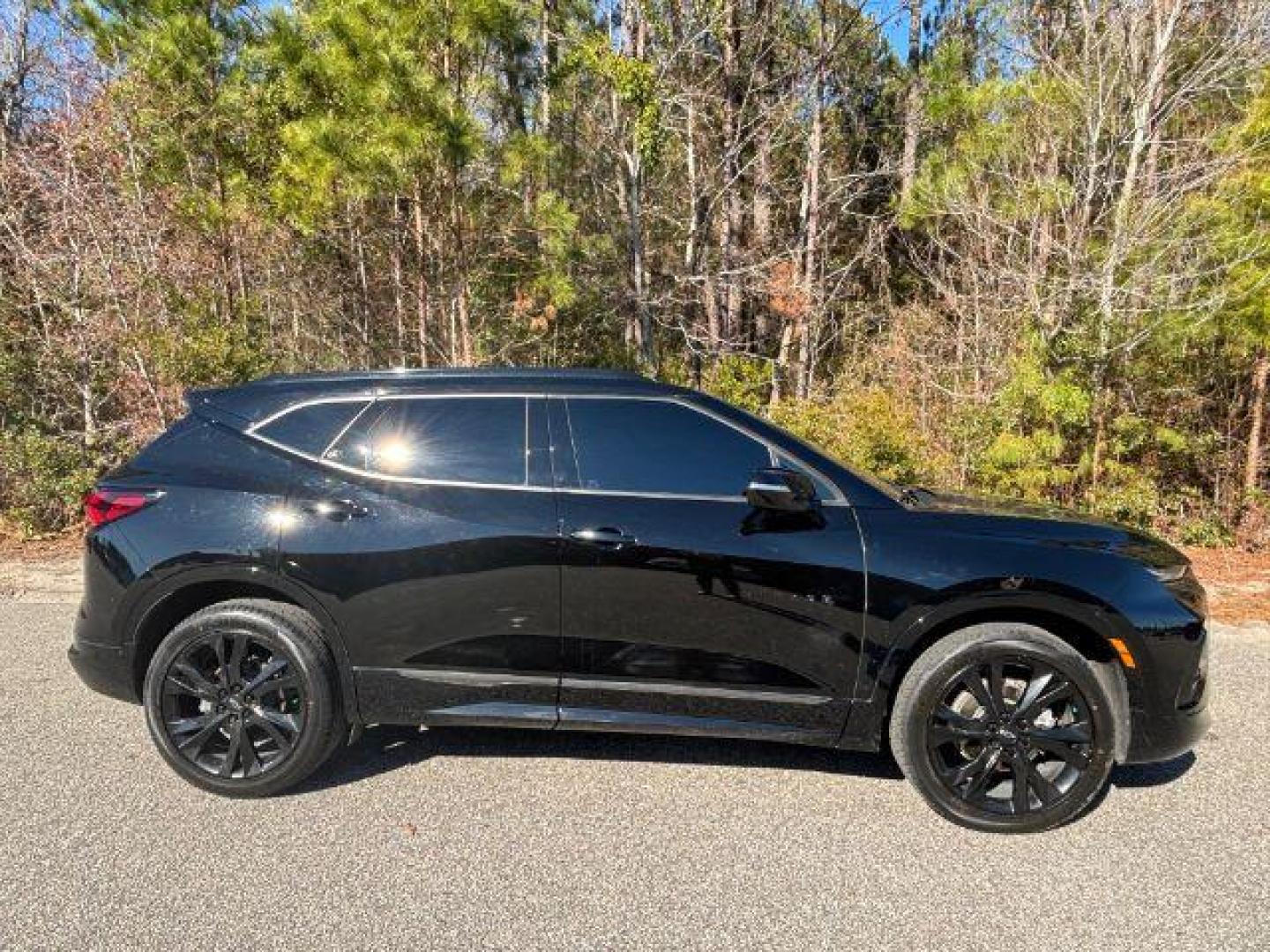 2021 /Jet Black, leather Chevrolet Blazer RS (3GNKBERS9MS) with an 3.6L V6 DOHC 24V engine, 9-Speed Automatic transmission, located at 2761 East Hwy 501, Conway, SC, 29526, (843) 331-1151, 33.781528, -78.989883 - 2021 Chevrolet Blazer RS - Photo#2