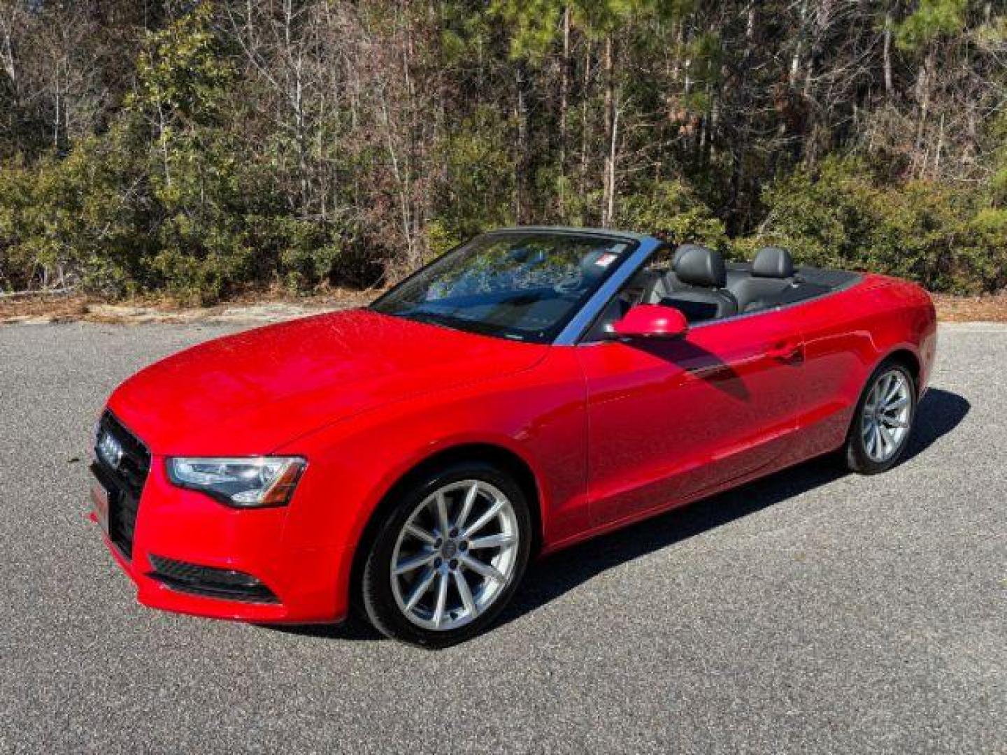 2015 /Black, leather Audi A5 2.0T Premium Cabriolet quattro (WAUCFAFH9FN) with an 2.0L L4 DOHC 16V TURBO engine, 8-Speed Automatic transmission, located at 2761 East Hwy 501, Conway, SC, 29526, (843) 331-1151, 33.781528, -78.989883 - 2015 Audi A5 2.0T Premium Cabriolet quattro - Photo#1