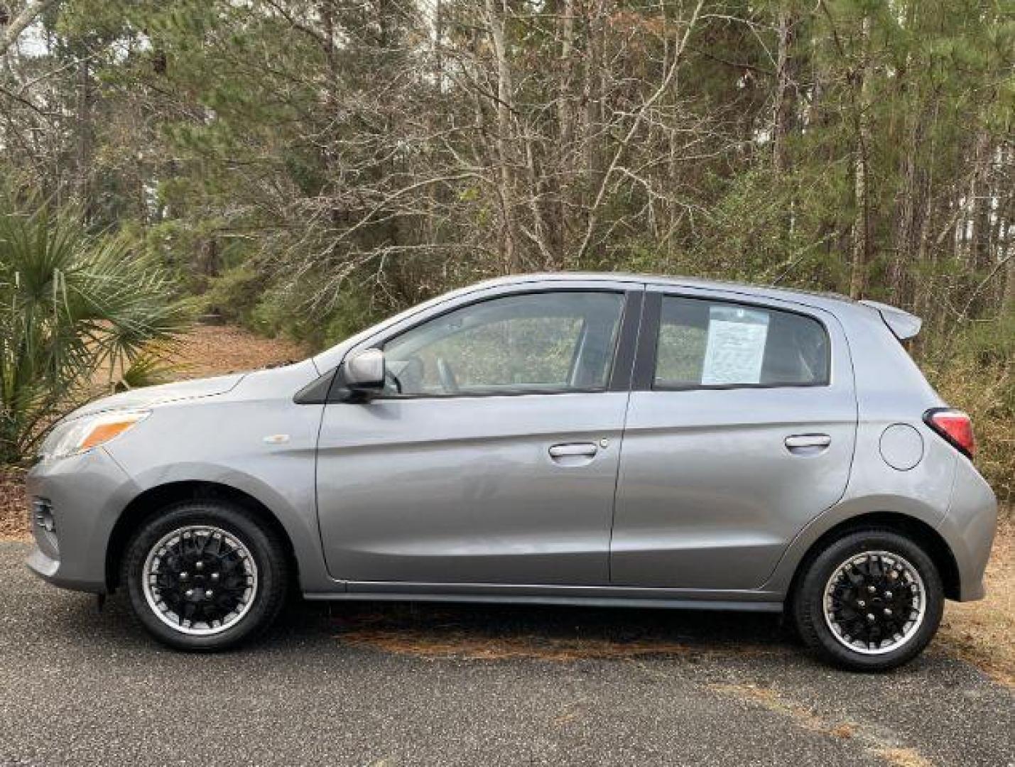 2021 /CHARCOAL CLOTH Mitsubishi Mirage ES CVT (ML32AUHJ6MH) with an 1.2L L3 DOHC engine, Continuously Variabl transmission, located at 9146 Ocean Hwy West, Calabash, NC, 28467, (910) 579-1110, 33.928635, -78.576157 - 2021 Mitsubishi Mirage ES CVT - Photo#2