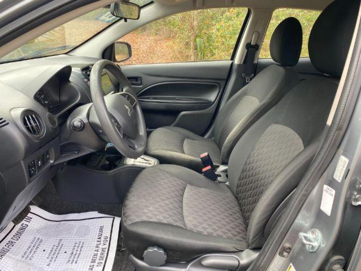 2021 /CHARCOAL CLOTH Mitsubishi Mirage ES CVT (ML32AUHJ6MH) with an 1.2L L3 DOHC engine, Continuously Variabl transmission, located at 9146 Ocean Hwy West, Calabash, NC, 28467, (910) 579-1110, 33.928635, -78.576157 - 2021 Mitsubishi Mirage ES CVT - Photo#6