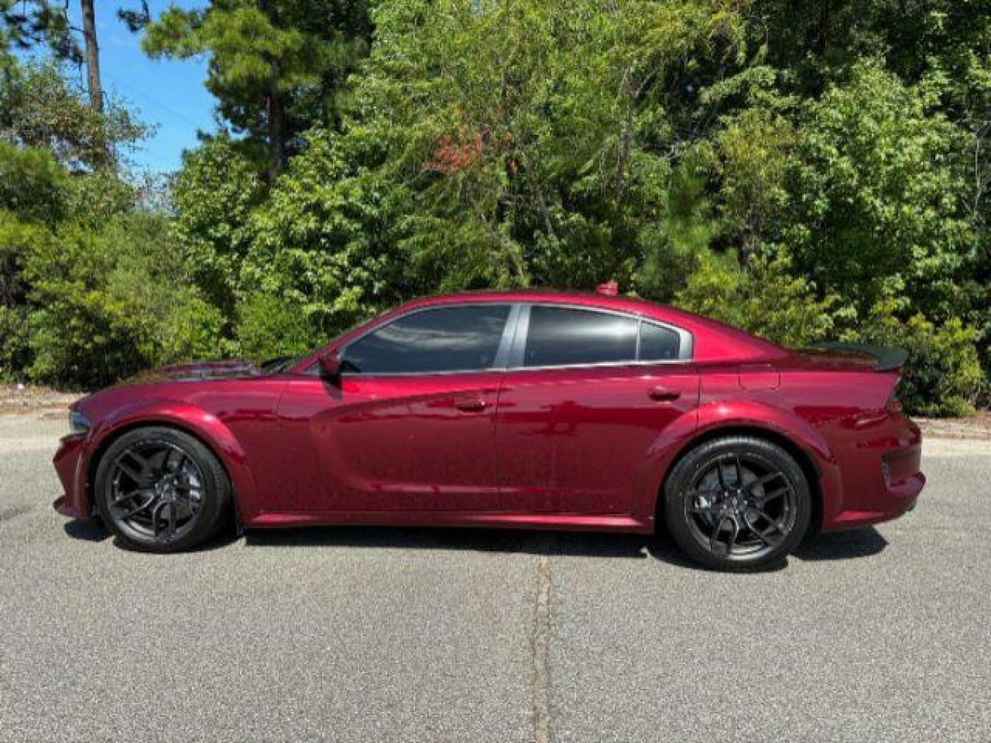 2021 /Black, cloth Dodge Charger Scat Pack (2C3CDXGJ2MH) with an 6.4L V8 OHV 16V engine, 8-Speed Automatic transmission, located at 3598 James B White Hwy South, Whiteville, NC, 28472, (910) 642-3196, 34.294846, -78.732613 - 2021 Dodge Charger Scat Pack - Photo#1