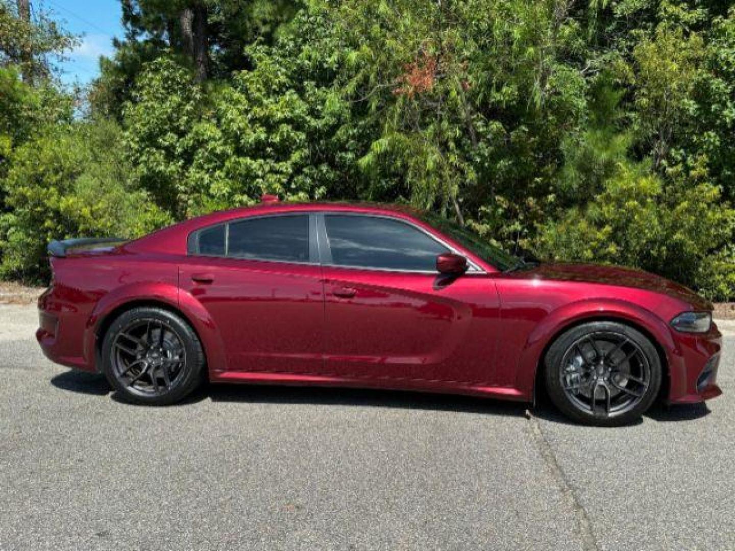 2021 /Black, cloth Dodge Charger Scat Pack (2C3CDXGJ2MH) with an 6.4L V8 OHV 16V engine, 8-Speed Automatic transmission, located at 3598 James B White Hwy South, Whiteville, NC, 28472, (910) 642-3196, 34.294846, -78.732613 - 2021 Dodge Charger Scat Pack - Photo#2