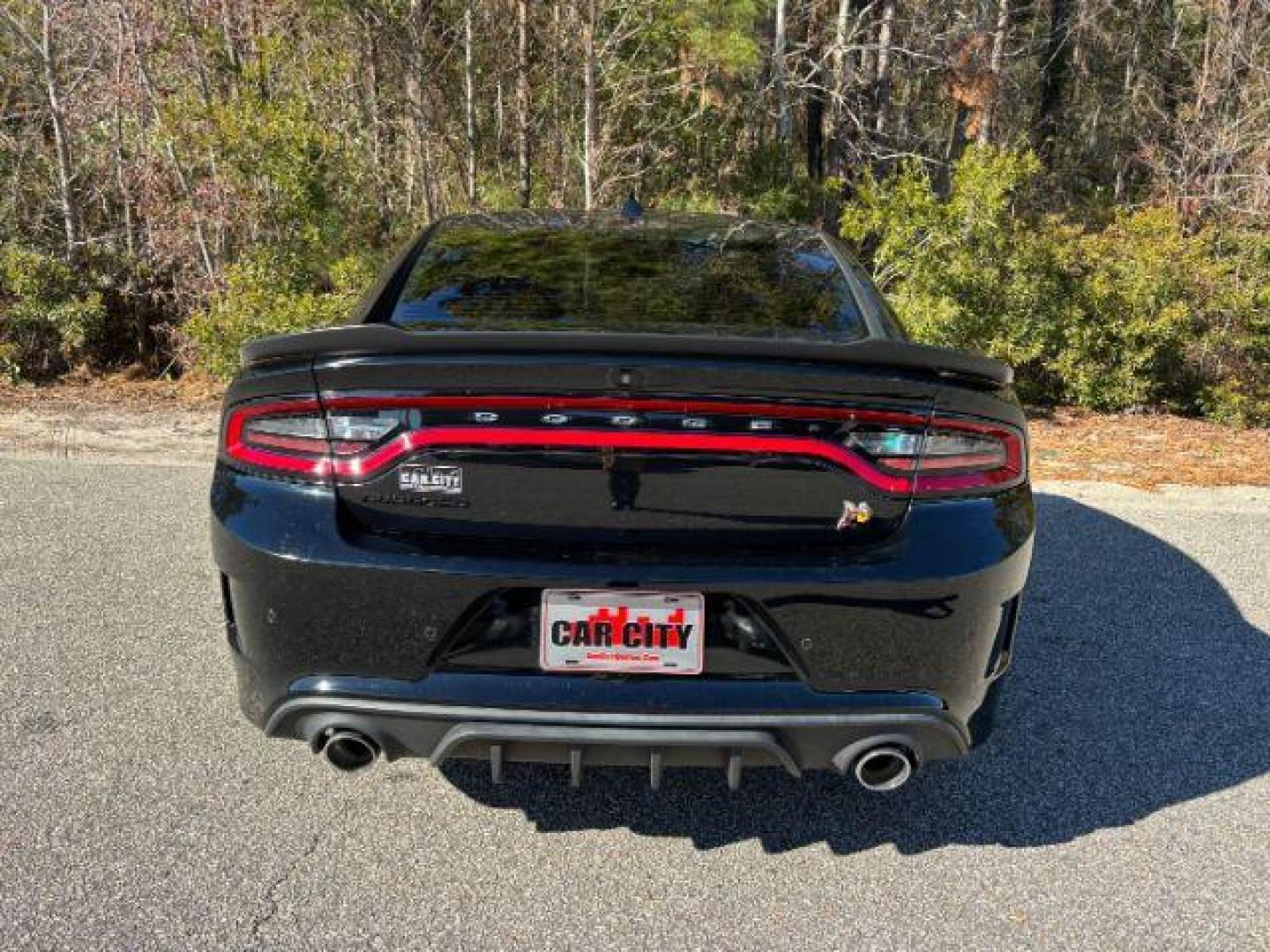 2021 /Black, premium leather/sueded microfiber Dodge Charger Scat Pack (2C3CDXGJ1MH) with an 6.4L V8 OHV 16V engine, 8-Speed Automatic transmission, located at 2761 East Hwy 501, Conway, SC, 29526, (843) 331-1151, 33.781528, -78.989883 - 2021 Dodge Charger Scat Pack - Photo#4