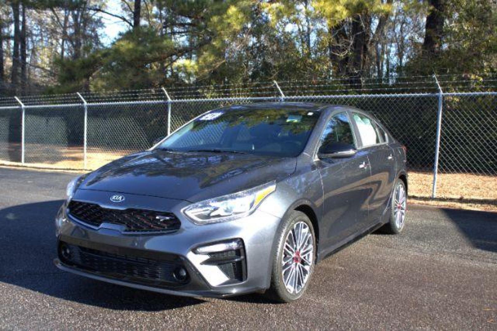 2021 Kia Forte GT 7A (3KPF44AC8ME) with an 1.6L L4 DOHC 16V engine, 7-Speed Automatic transmission, located at 9146 Ocean Hwy West, Calabash, NC, 28467, (910) 579-1110, 33.928635, -78.576157 - 2021 Kia Forte GT 7A - Photo#0