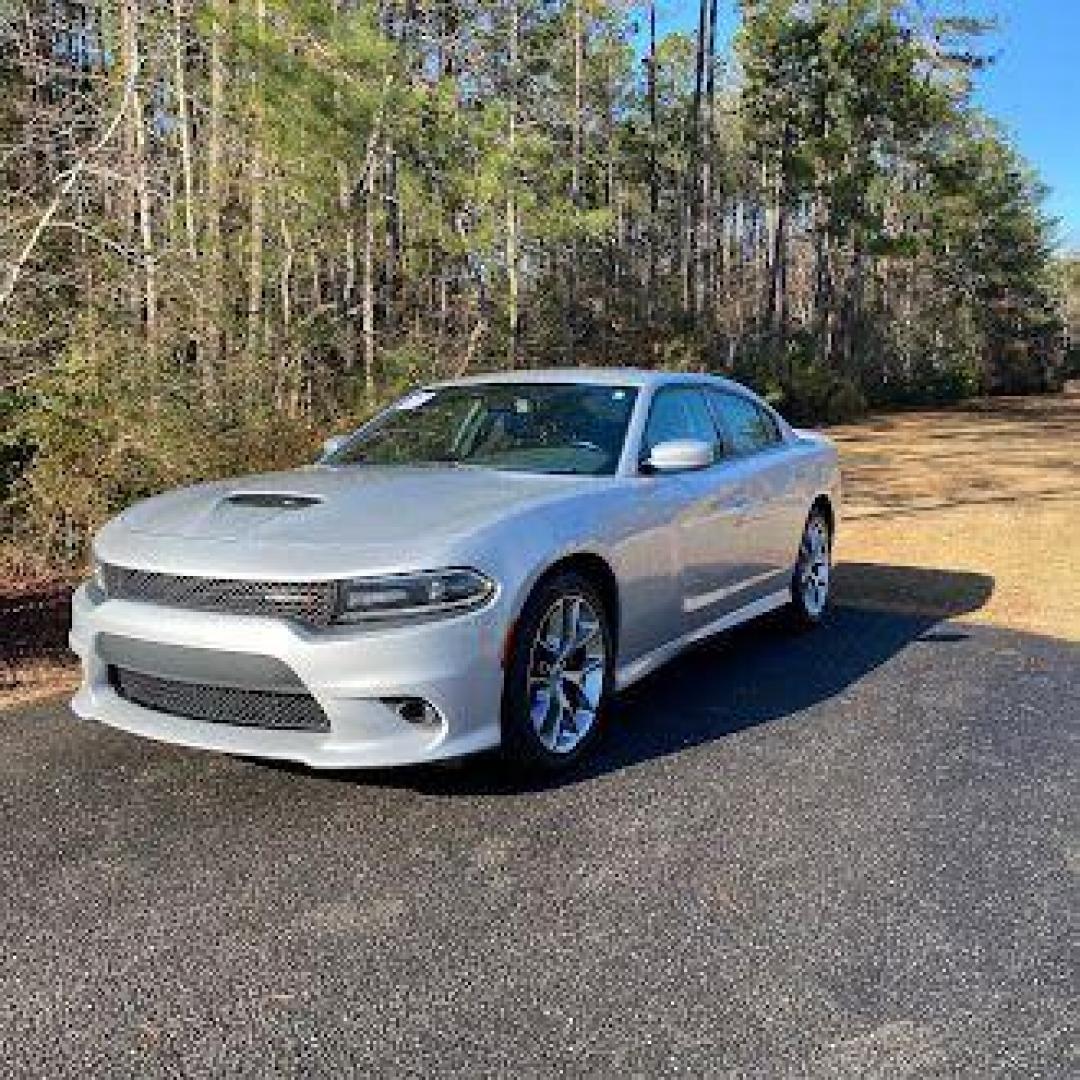 2021 /Black, cloth Dodge Charger GT (2C3CDXHG6MH) with an 3.6L V6 DOHC 24V engine, 8-Speed Automatic transmission, located at 2761 East Hwy 501, Conway, SC, 29526, (843) 331-1151, 33.781528, -78.989883 - 2021 Dodge Charger GT - Photo#0