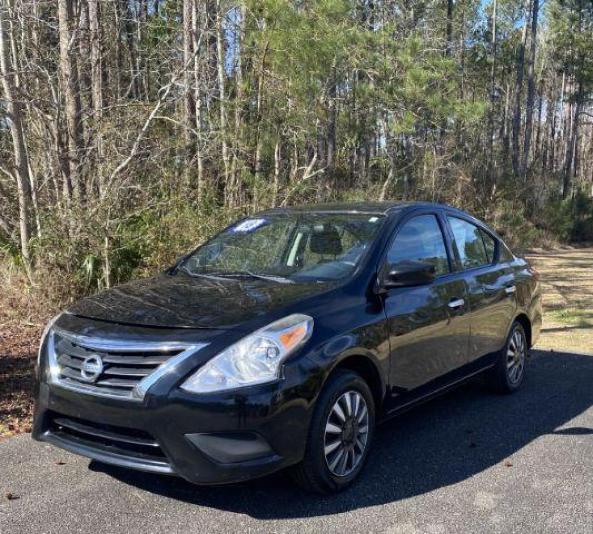 2018 /Charcoal, premium cl Nissan Versa 1.6 SV Sedan (3N1CN7AP9JL) with an 1.6L L4 DOHC 16V engine, Continuously Variabl transmission, located at 9146 Ocean Hwy West, Calabash, NC, 28467, (910) 579-1110, 33.928635, -78.576157 - 2018 Nissan Versa 1.6 SV Sedan - Photo#0