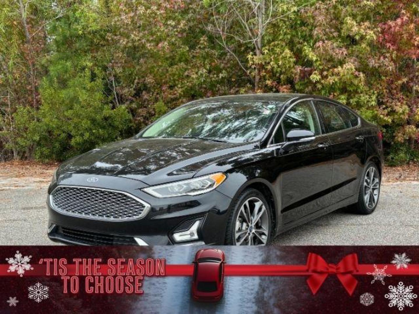 2020 /Ebony, leather Ford Fusion Titanium AWD (3FA6P0D99LR) with an 2.0L L4 DOHC 16V engine, 6-Speed Automatic transmission, located at 2761 East Hwy 501, Conway, SC, 29526, (843) 331-1151, 33.781528, -78.989883 - 2020 Ford Fusion Titanium AWD - Photo#0