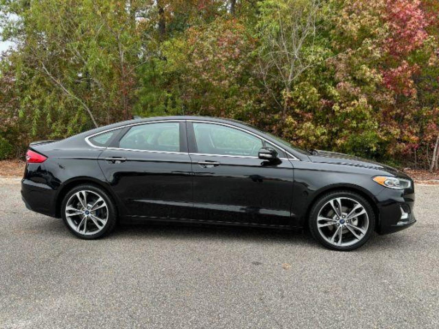 2020 /Ebony, leather Ford Fusion Titanium AWD (3FA6P0D99LR) with an 2.0L L4 DOHC 16V engine, 6-Speed Automatic transmission, located at 2761 East Hwy 501, Conway, SC, 29526, (843) 331-1151, 33.781528, -78.989883 - 2020 Ford Fusion Titanium AWD - Photo#2