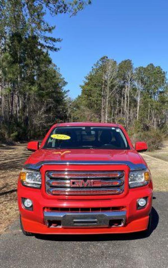 2016 /BLACK LEATHER/CLOTH GMC Canyon Crew Cab 4WD SLE (1GTG6CE33G1) with an Other engine, located at 9146 Ocean Hwy West, Calabash, NC, 28467, (910) 579-1110, 33.928635, -78.576157 - 2016 GMC Canyon Crew Cab 4WD SLE - Photo#1