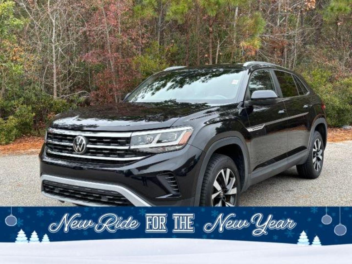 2020 /BLACK LEATHER Volkswagen Atlas Cross Sport SE 4MOTION (1V24C2CA6LC) with an 2.0L L4 DOHC 16V engine, 8-Speed Automatic transmission, located at 2761 East Hwy 501, Conway, SC, 29526, (843) 331-1151, 33.781528, -78.989883 - 2020 Volkswagen Atlas Cross Sport SE 4MOTION - Photo#0