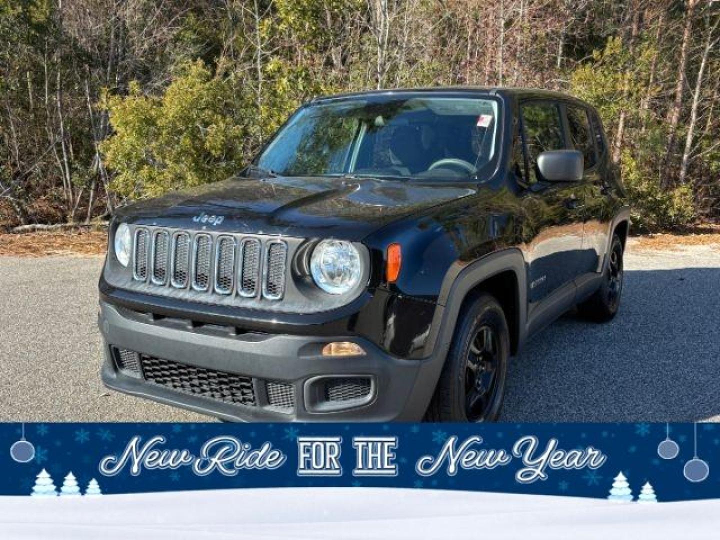 2016 /Black, cloth Jeep Renegade Sport FWD (ZACCJAAT7GP) with an 2.4L L4 DOHC 16V engine, 6-Speed Manual transmission, located at 2761 East Hwy 501, Conway, SC, 29526, (843) 331-1151, 33.781528, -78.989883 - 2016 Jeep Renegade Sport FWD - Photo#0